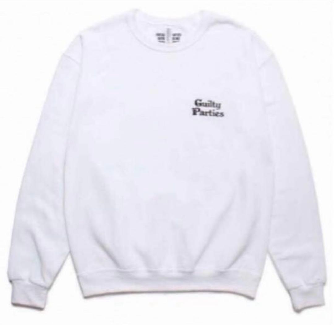 WACKO MARIA ワコマリア スウェット XL スエット 白 刺繍 ロゴ