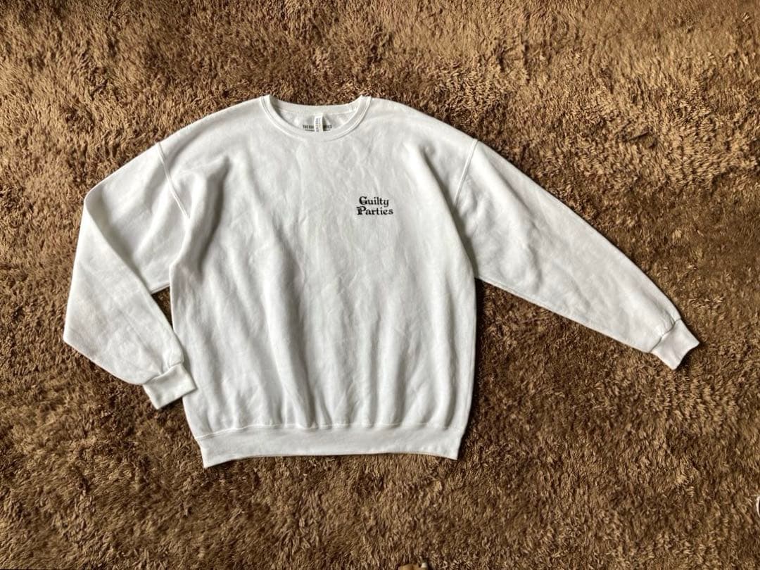 WACKO MARIA ワコマリア スウェット XL スエット 白 刺繍 ロゴ