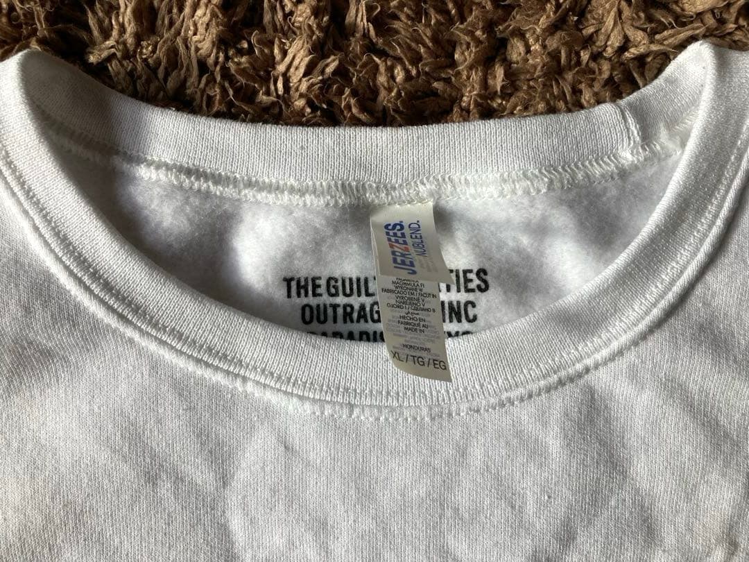 WACKO MARIA ワコマリア スウェット XL スエット 白 刺繍 ロゴ