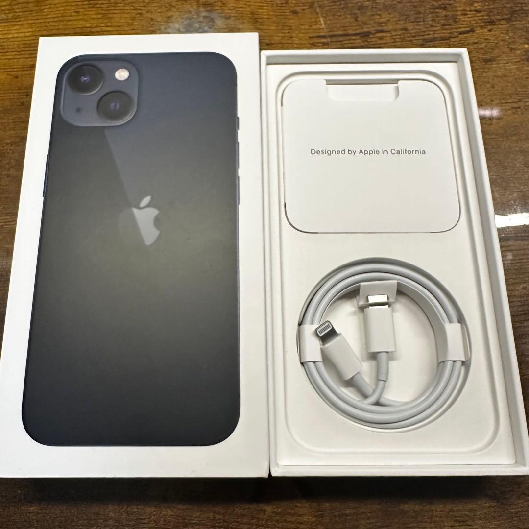 iPhone 13 ブラック128GB SIMフリー本体　バッテリー100%