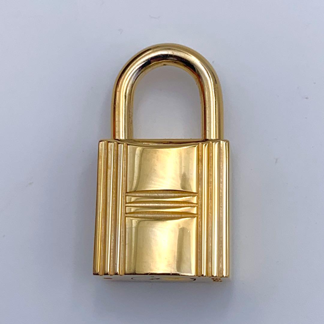 HERMES エルメス カデナ 110番 ゴールド 24Kメッキ 鍵付き 南京錠