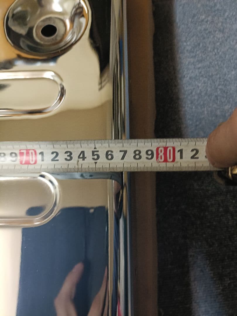 ファイブスターギガ　マフラーカバー　メッキ