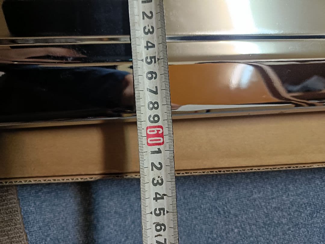 ファイブスターギガ　マフラーカバー　メッキ