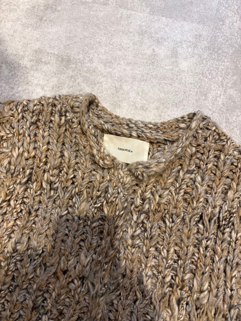 ⭐︎最終価格⭐︎TODAYFUL ニットベスト　25AW