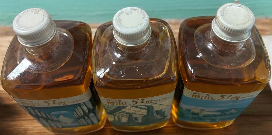 希少ニッカ仙台工場 樽出し51度ウィスキー宮城峡蒸溜所限定ボトル3デザインセット