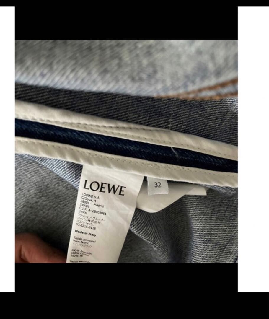 ロエベ　パッチワーク　ジージャン