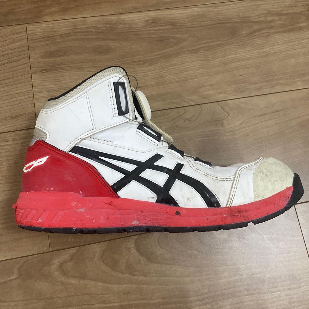 ASICS SOA 安全靴 ホワイト/レッド