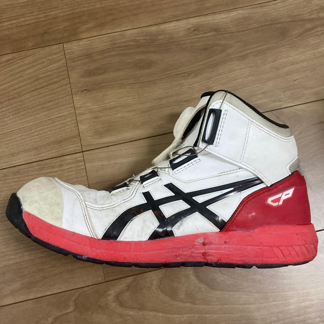 ASICS SOA 安全靴 ホワイト/レッド