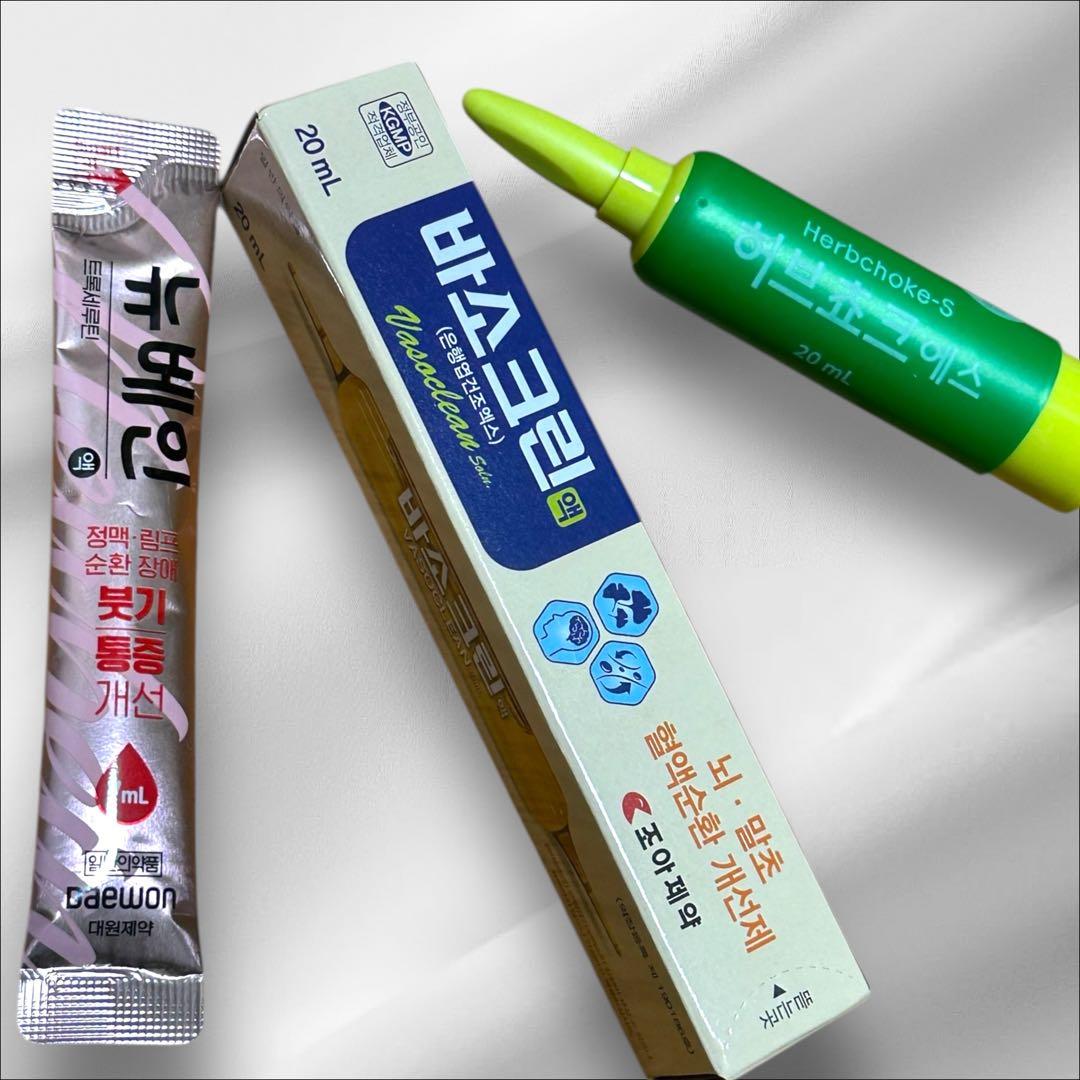 韓国　人気　むくみ取り　むくみケア　ダウンタイム　3点セット×6