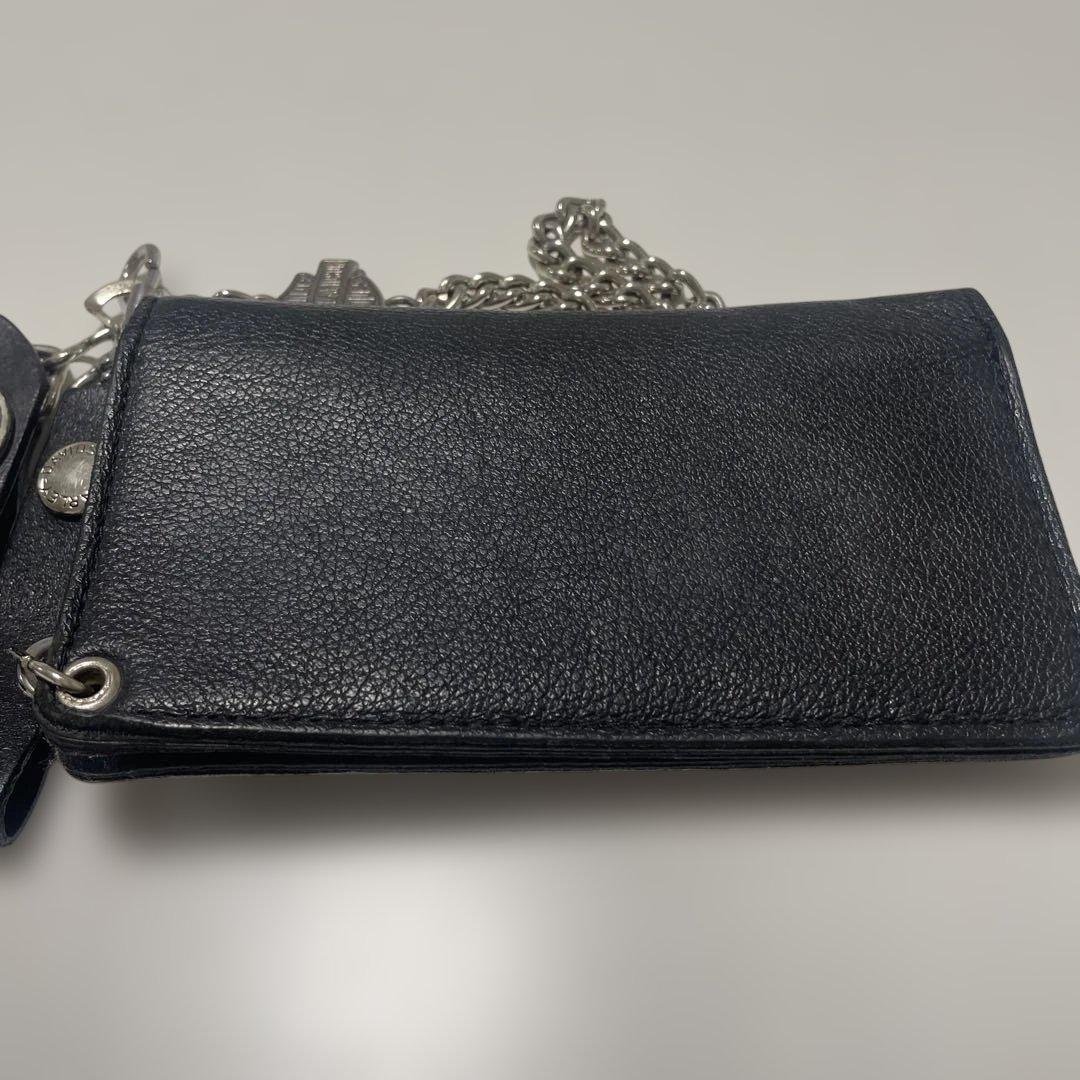 Harley-Davidson レザー ウォレットチェーン　刺繍