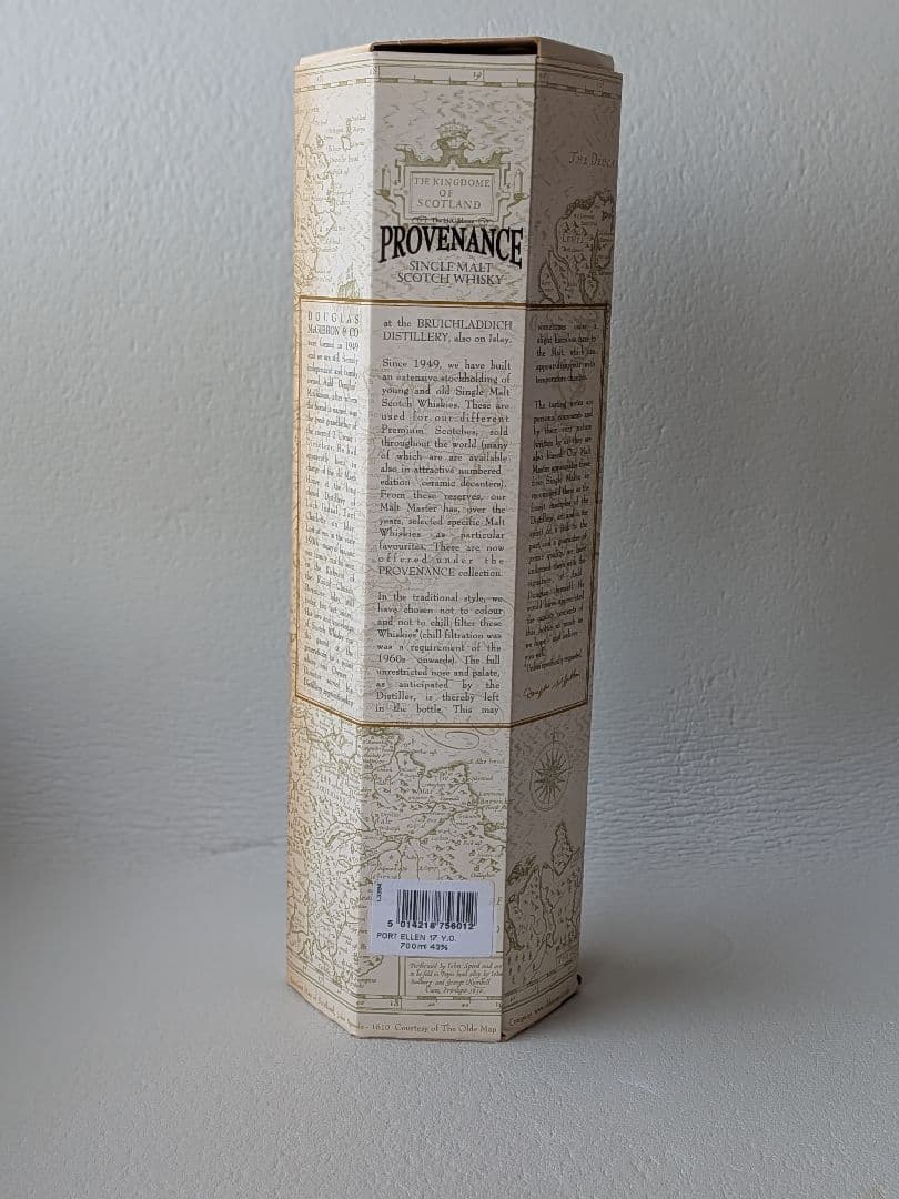 【空き瓶・箱あり】ポートエレン17年PROVENANCE　1982ー2000