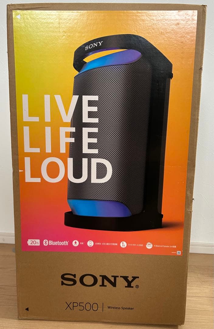 SONY SRS-XP500 ワイヤレススピーカー