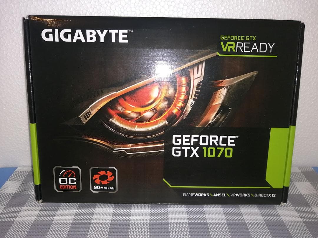 グラフィックボード・グラボ・ビデオカード GIGABYTE GTX 1070 OC Edition VR Ready