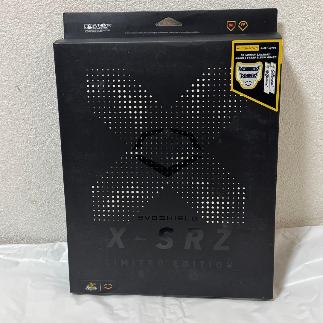EVOSHIELD X-Srz ダブルストラップ Lサイズ エルボガード 防具