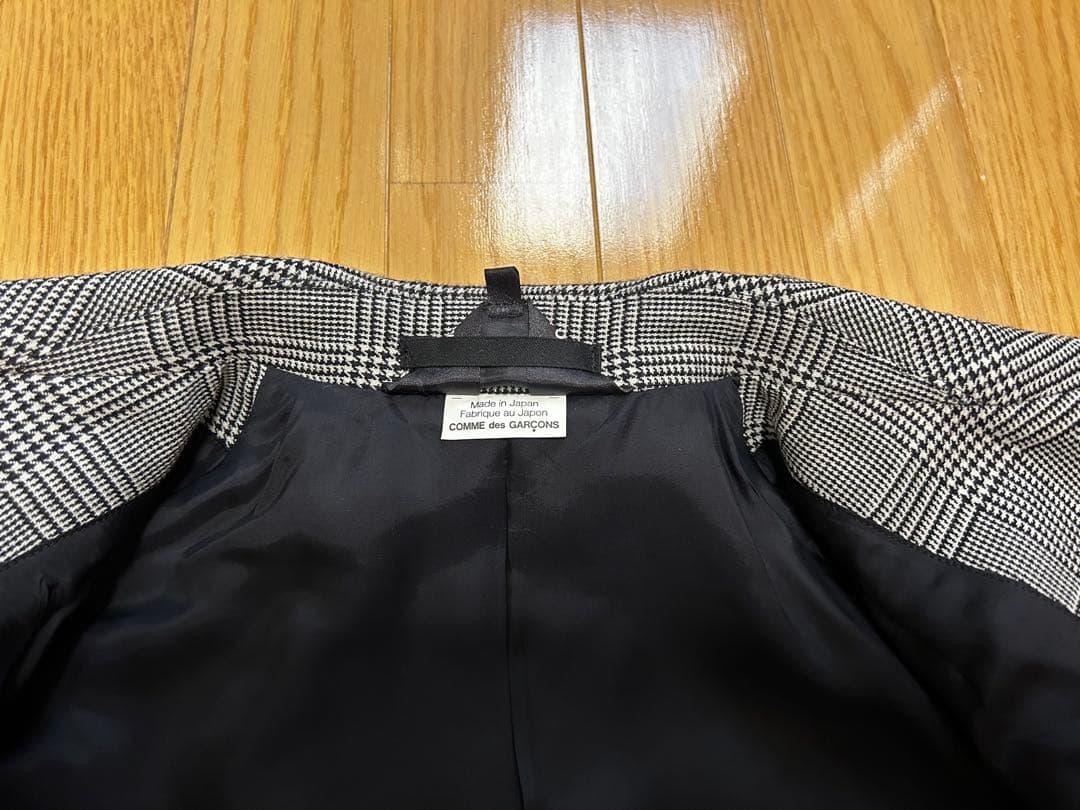 COMME des GARCONS　ジャケット　レディース　XSグレー　チェック