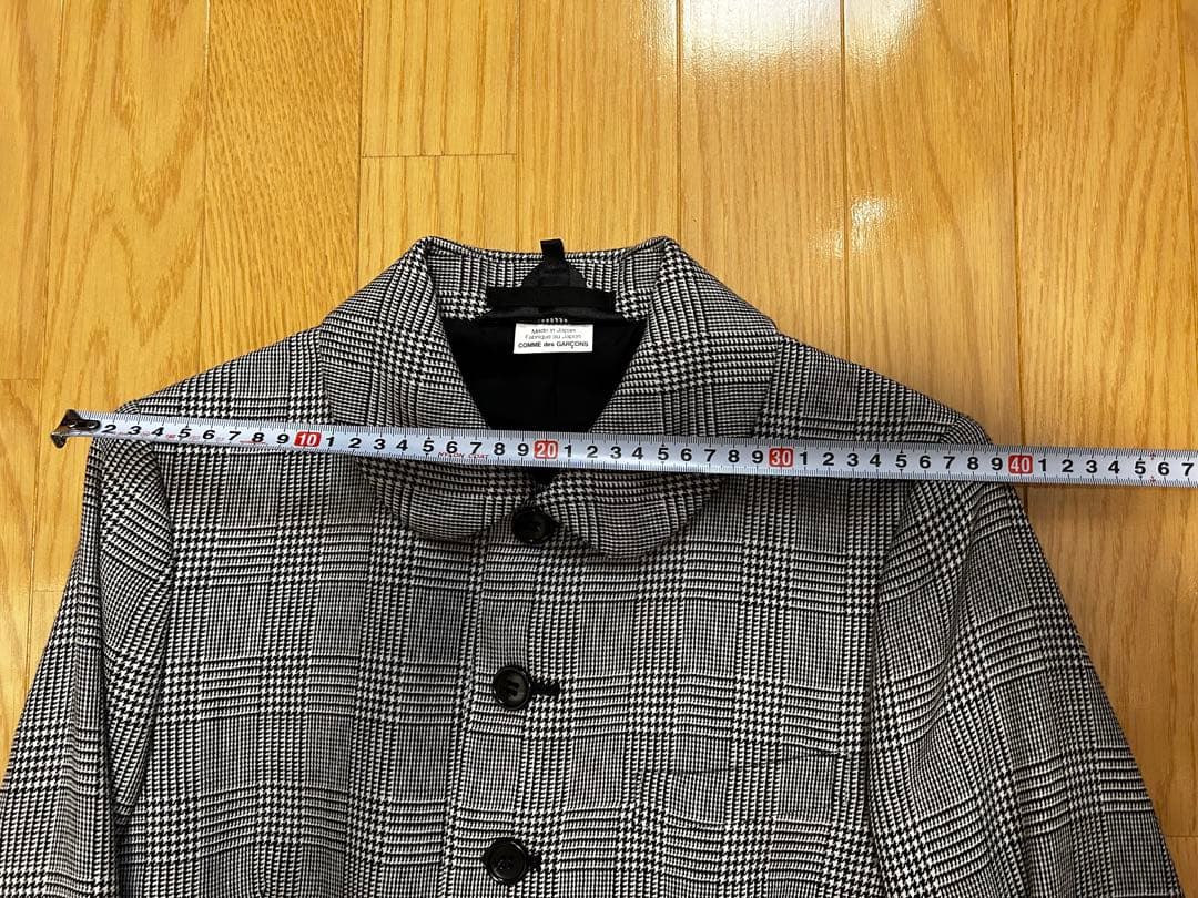 COMME des GARCONS　ジャケット　レディース　XSグレー　チェック