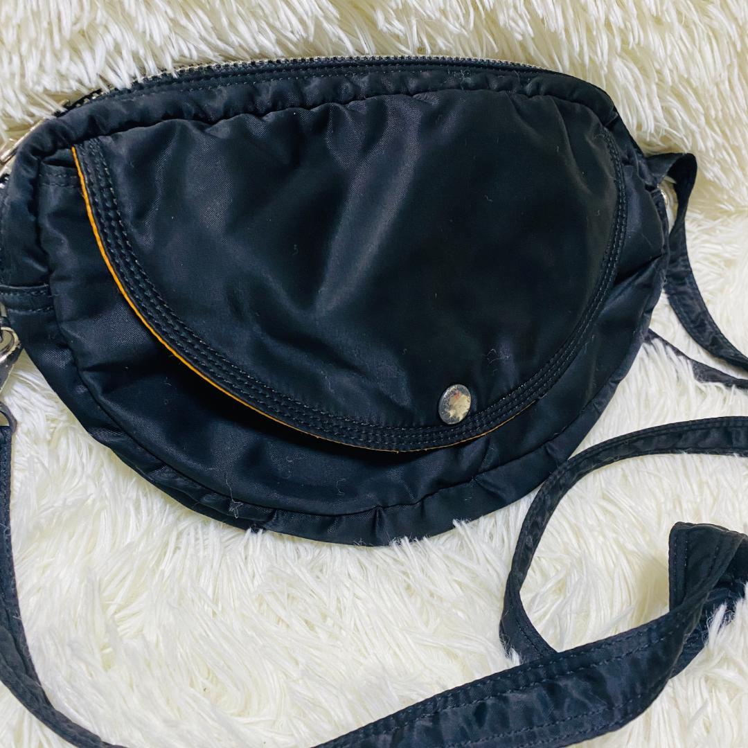 PORTER ポーター タンカー ハーフムーンショルダーバッグ ブラック