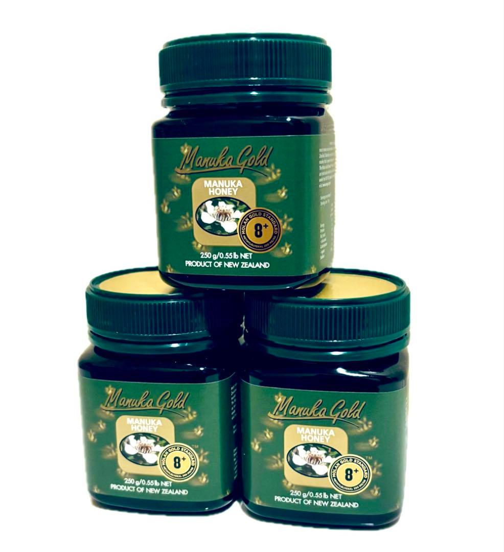 【3瓶】　マヌカハニー　MGS8+ マヌカ蜂蜜　(ニュージーランド)