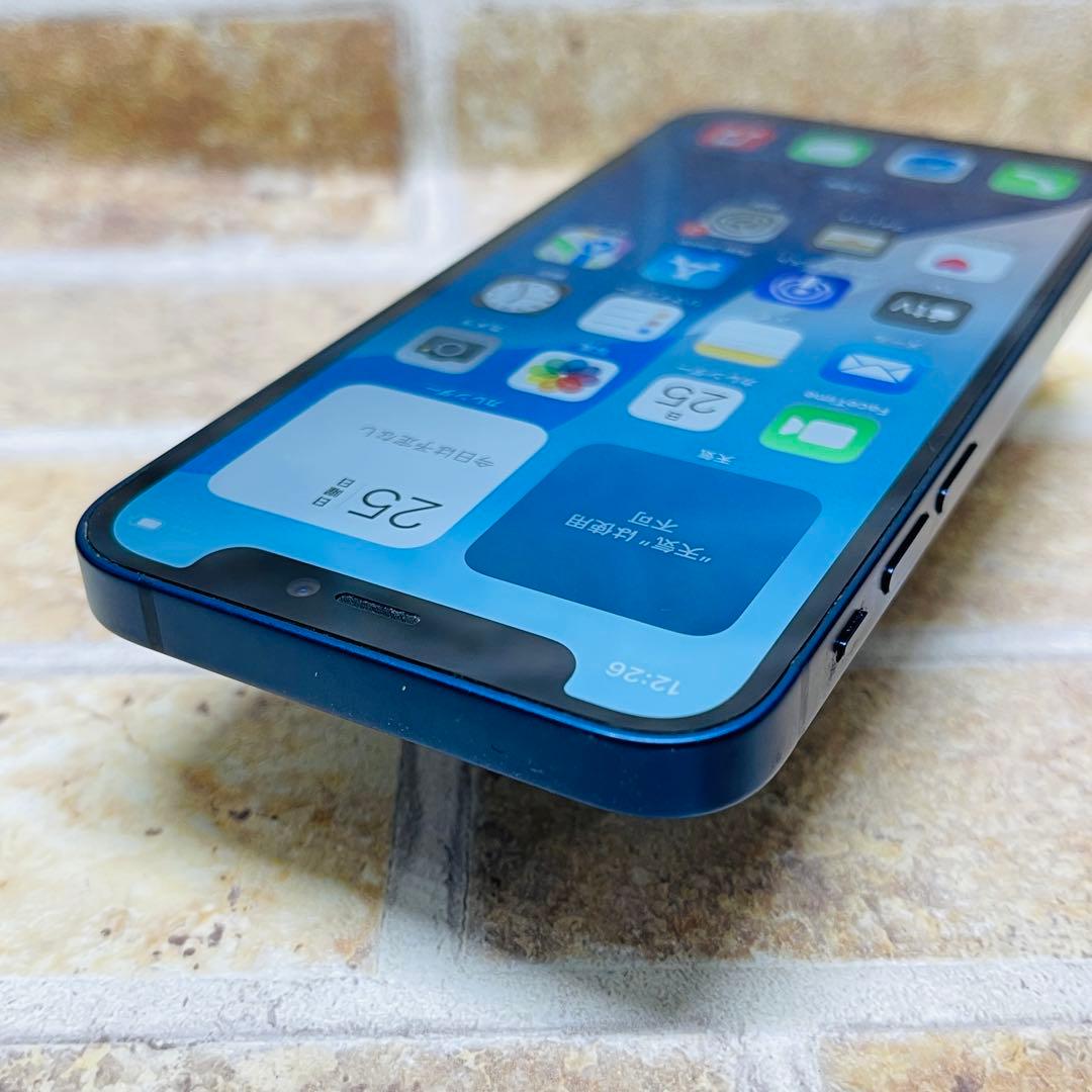 SIMフリー iPhone12mini 64GB ブルー 新品電池