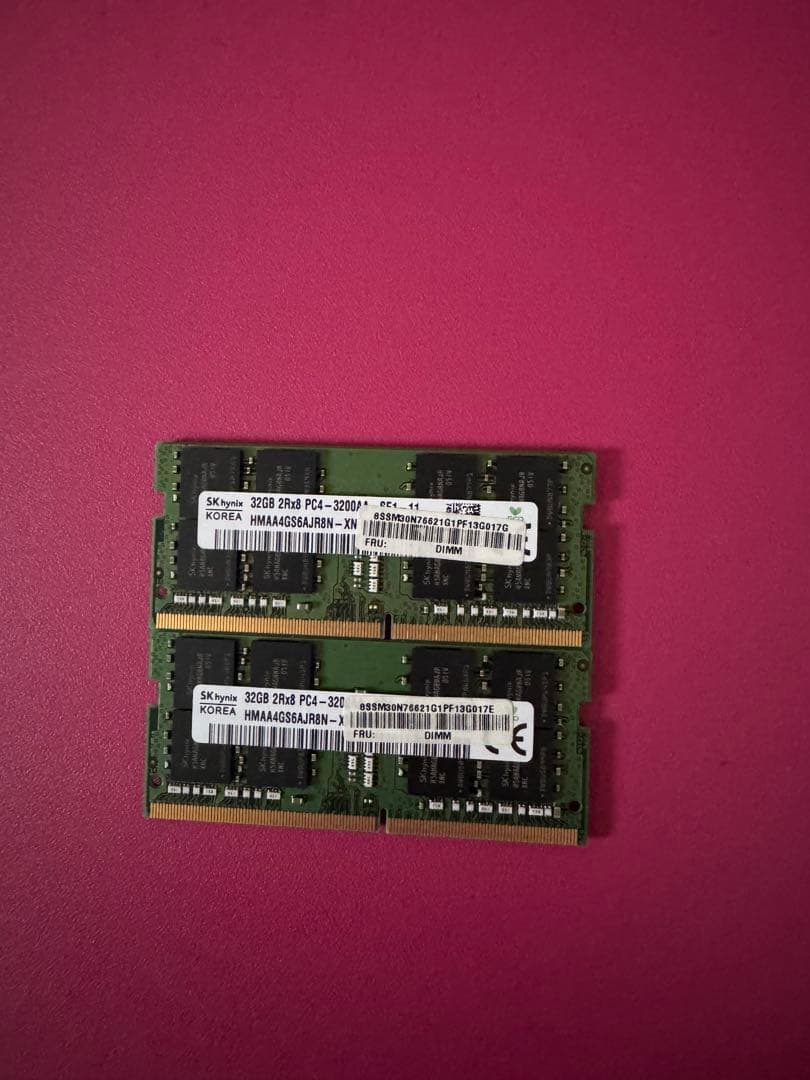 DDR4 ノート用メモリー 64GB (2x32GB)