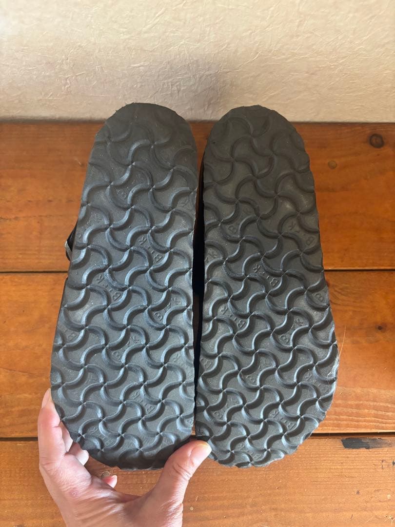 ビルケンシュトック　黒　38 ボストン　ビルケン