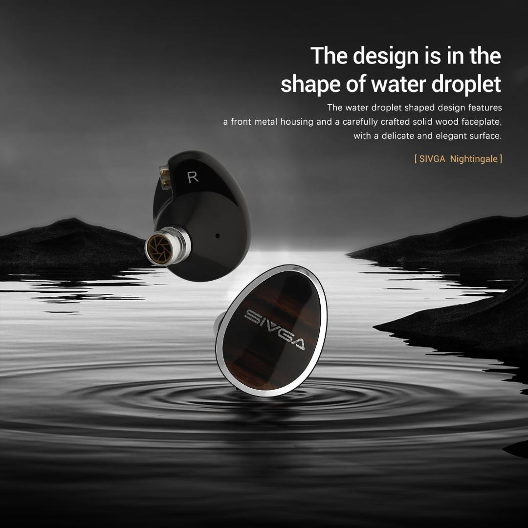 SIVGA Nightingale 有線イヤホン 中華イヤホン 平面駆動