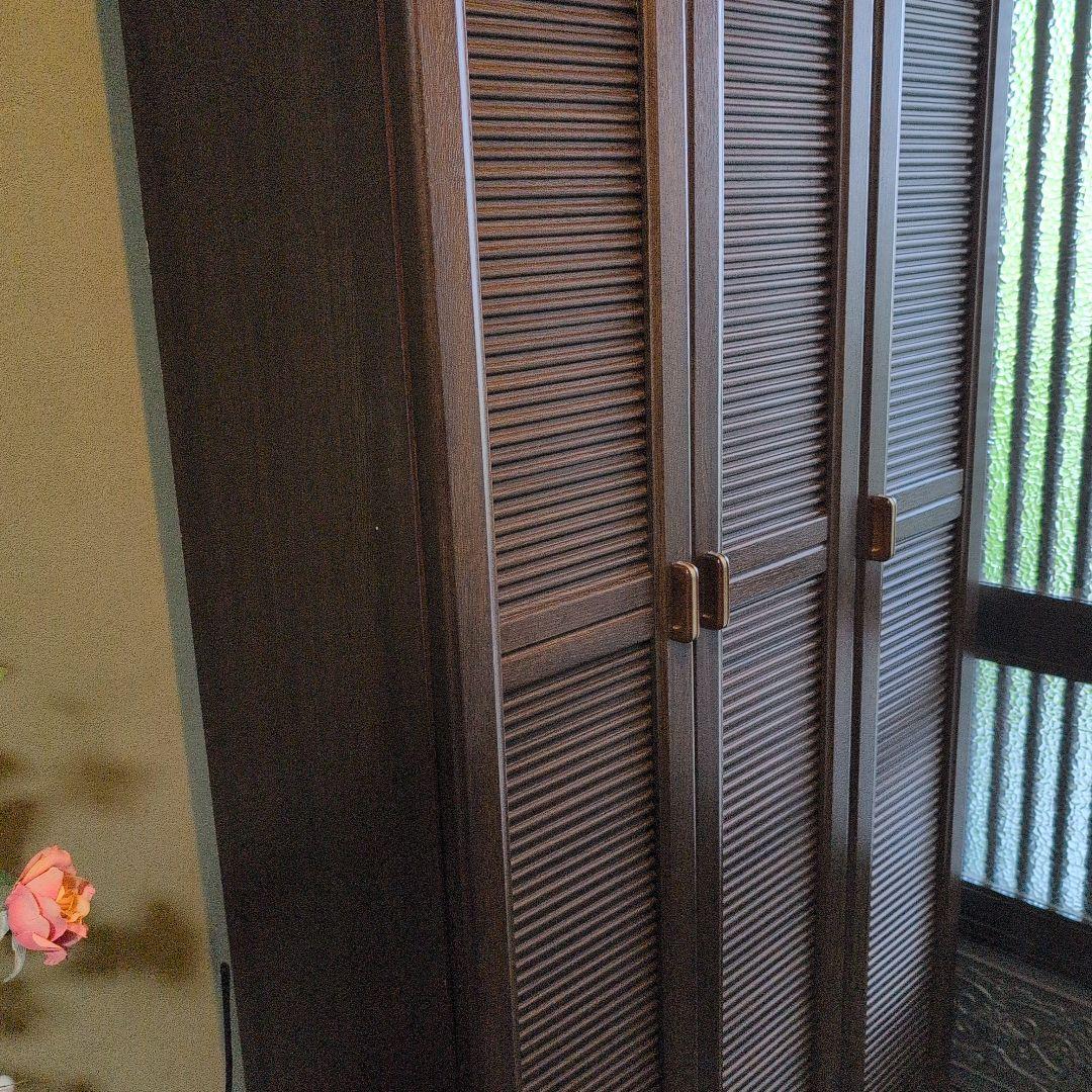 おくもと家具ダークブラウン シューズボックス 美品