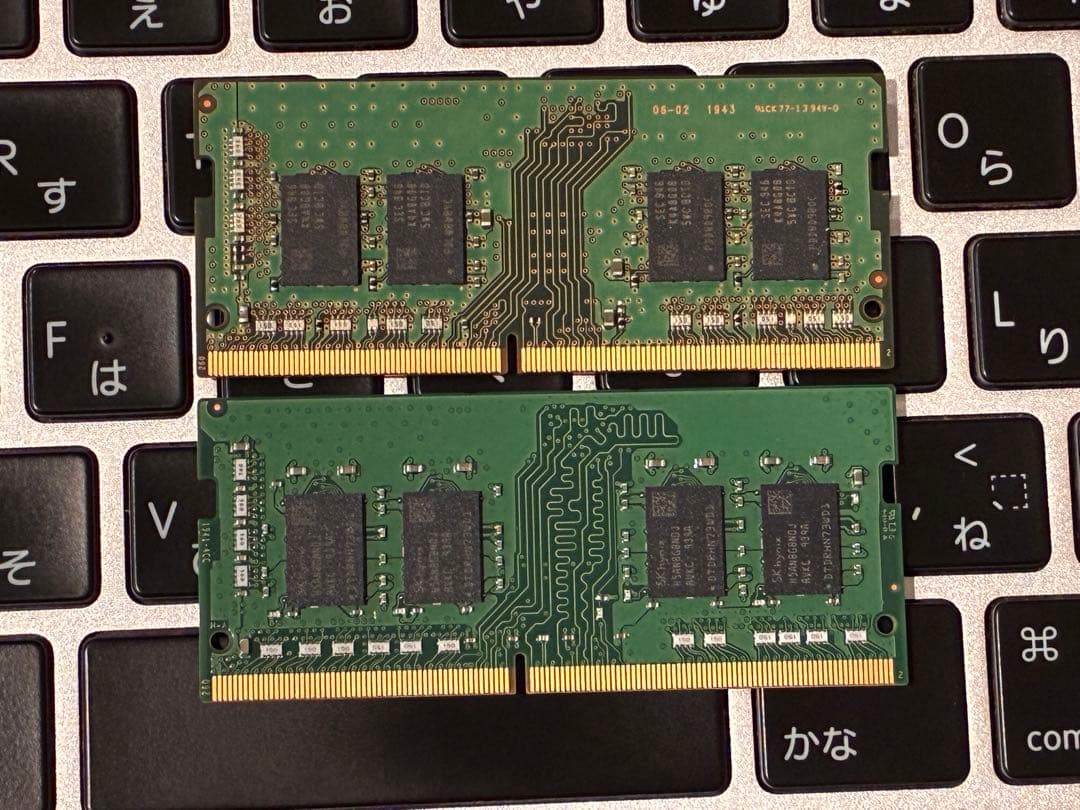 Samsung・hynix DDR4メモリー 16GB (8GB 2枚)セット