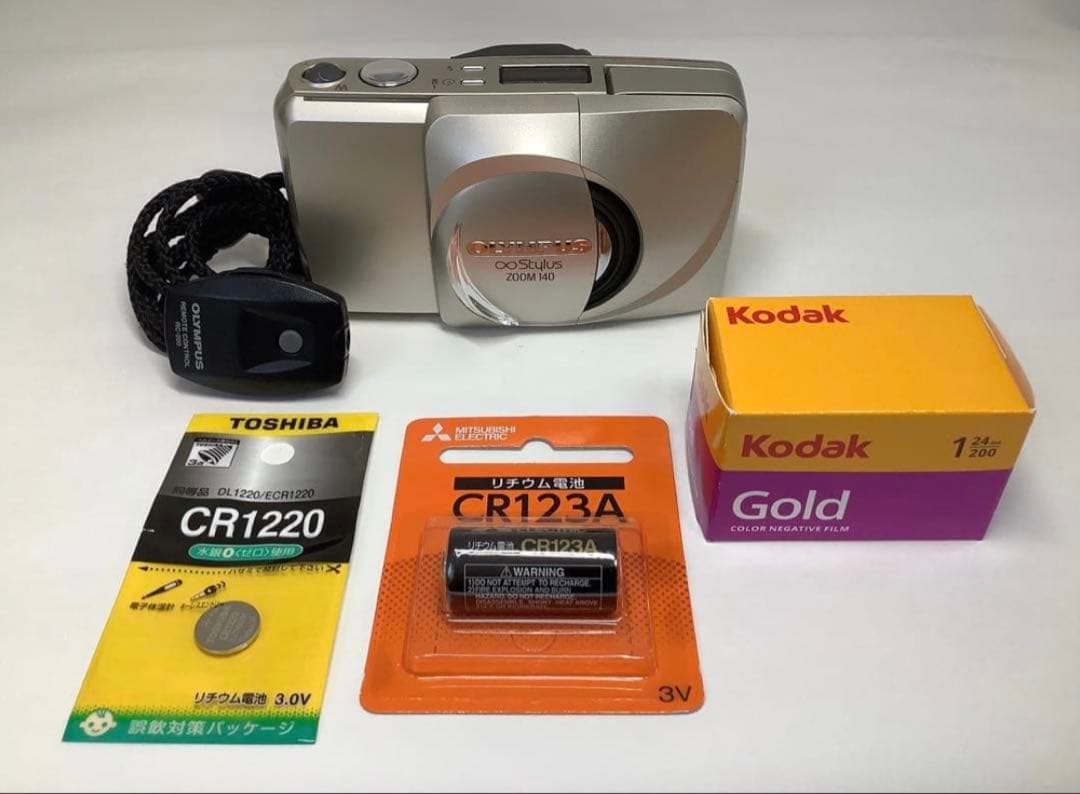 【完動品 美品】OLYMPUS μ【mju:】ZOOM 140 動作確認済