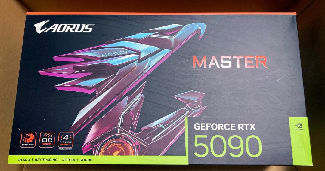 グラフィックボード・グラボ・ビデオカード GV-N5090AORUS M-32GD GeForce RTX 5090