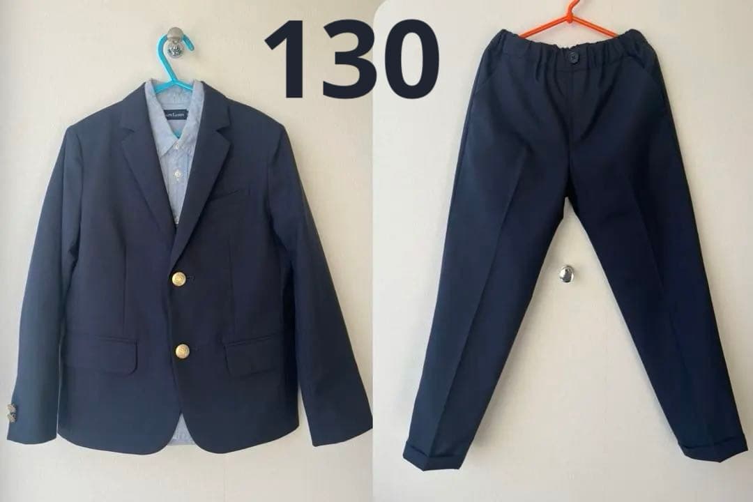 美品★green label relaxingフォーマル3点セット 130スーツ