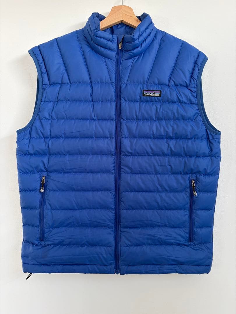 Patagonia メンズ ダウンベスト M 青
