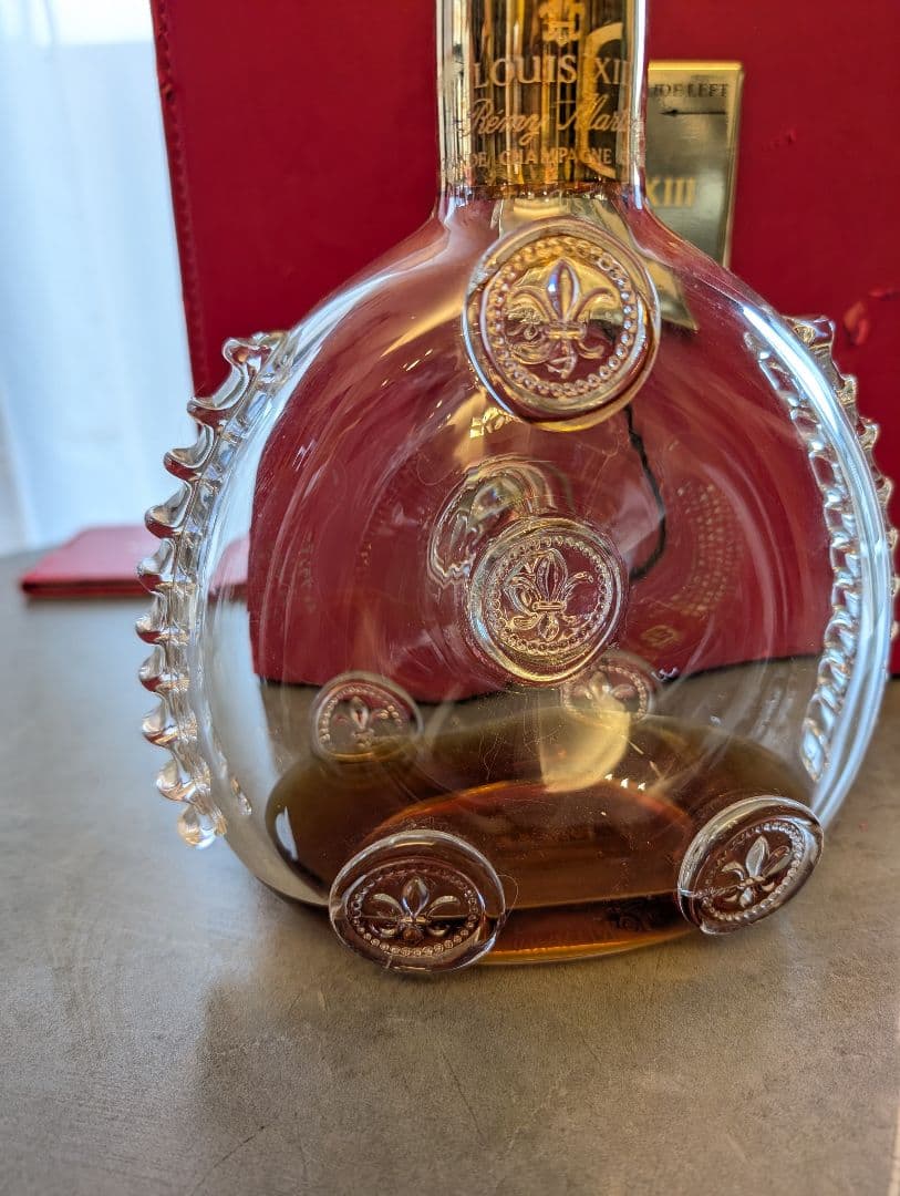 レミーマルタン　ルイ13世　バカラクリスタル　空き瓶　観音開き