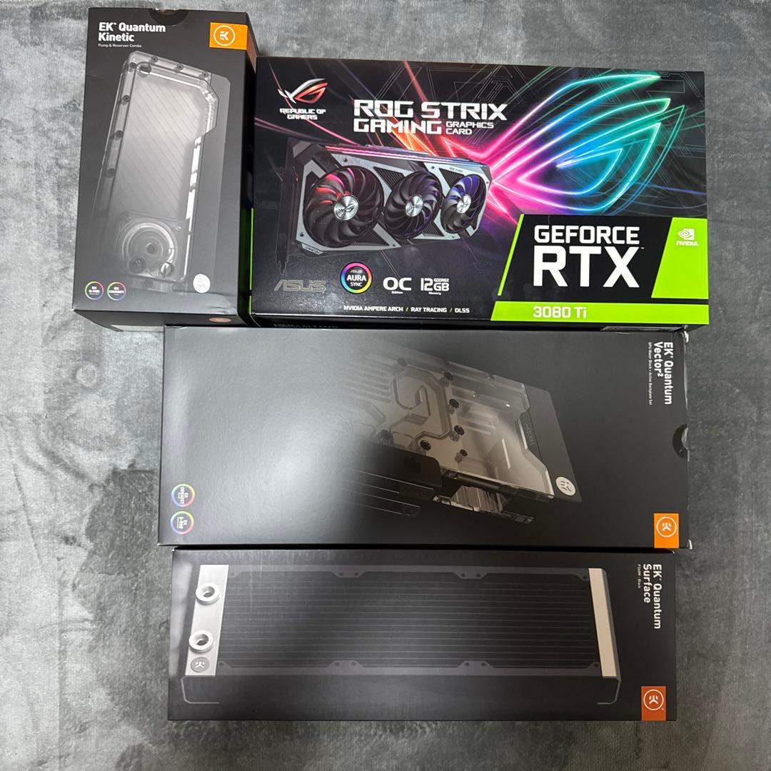 ASUS RTX3080Ti EK本格水冷セット　オマケ付き