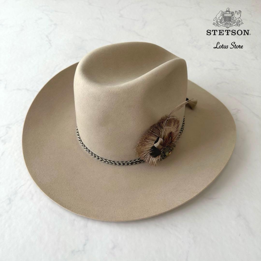 帽子 70s Vintage STETSON 3XBeaver 7 2/1 60cm