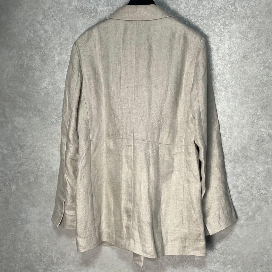 【美品】カオス　リネンヘリンボンジャケット＆パンツ　セットアップ