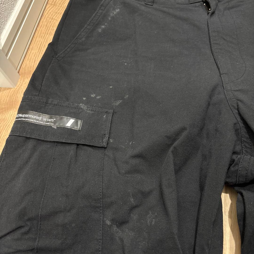 WTAPS ブラック カーゴパンツ X01