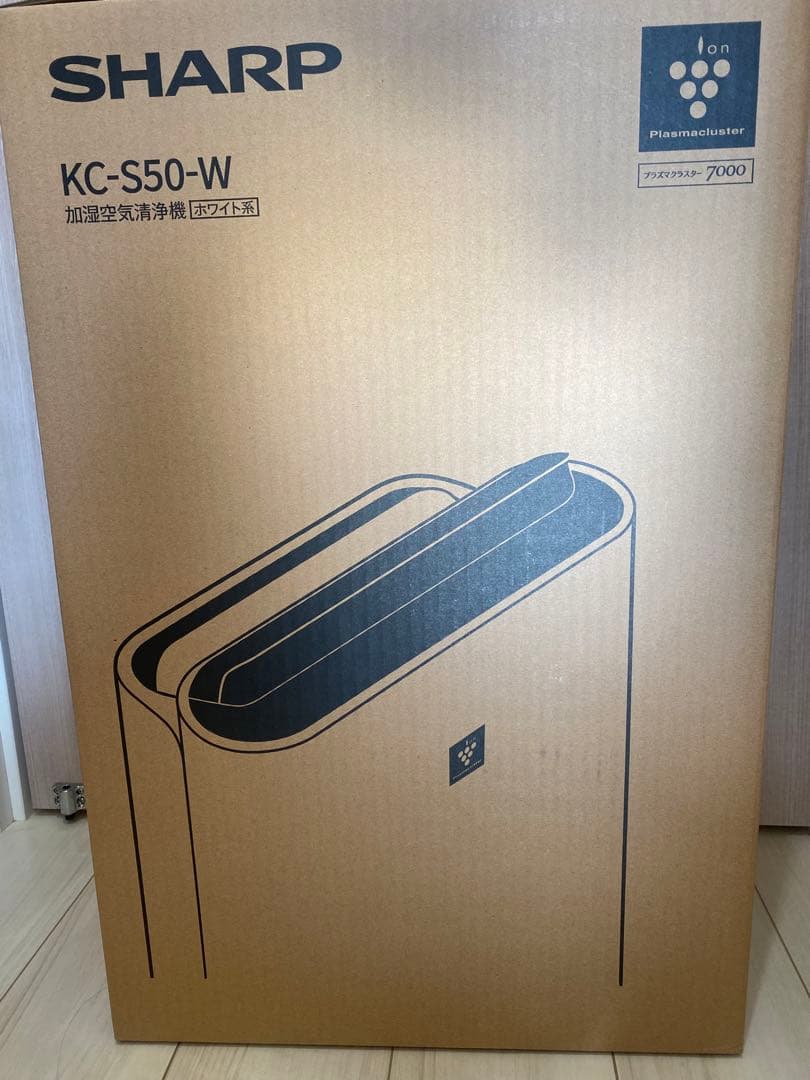 シャープ 空気清浄機 KC-S50-W