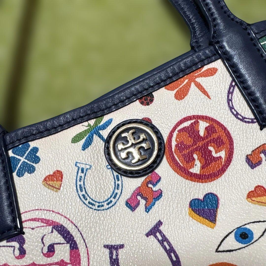 【美品】Tory Burch プリントトートバッグ