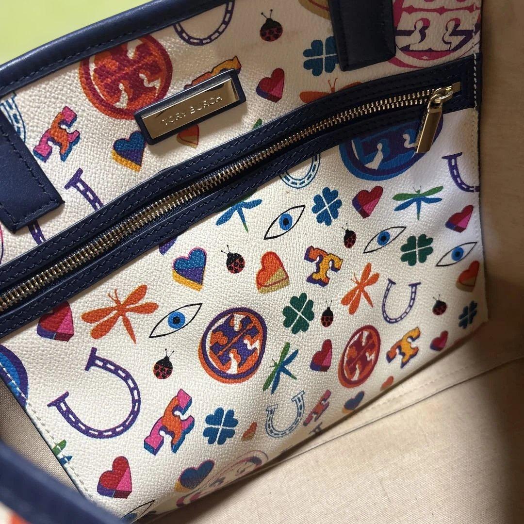 【美品】Tory Burch プリントトートバッグ