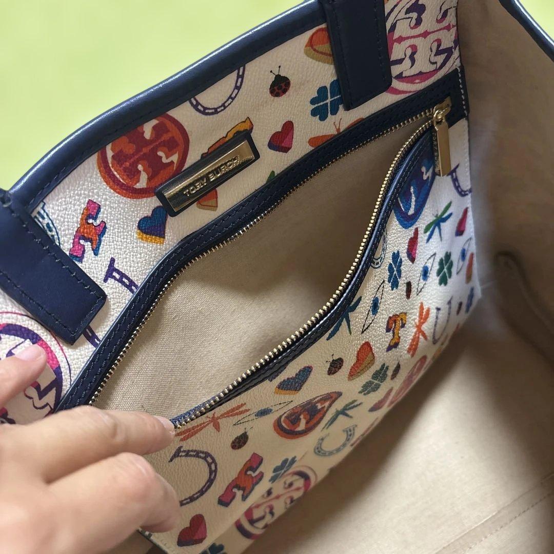 【美品】Tory Burch プリントトートバッグ