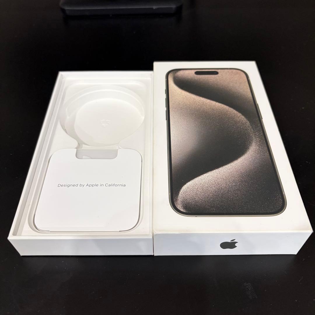 SIMフリーiPhone 15 Pro 128GB ナチュラルチタニウム