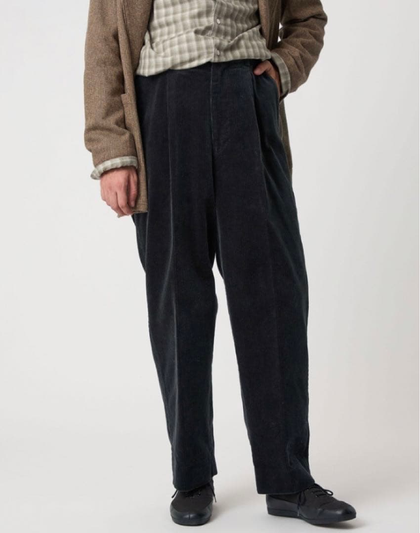 ＜Steven Alan＞ 8W コーデュロイ アウト ワンプリーツ スラックス