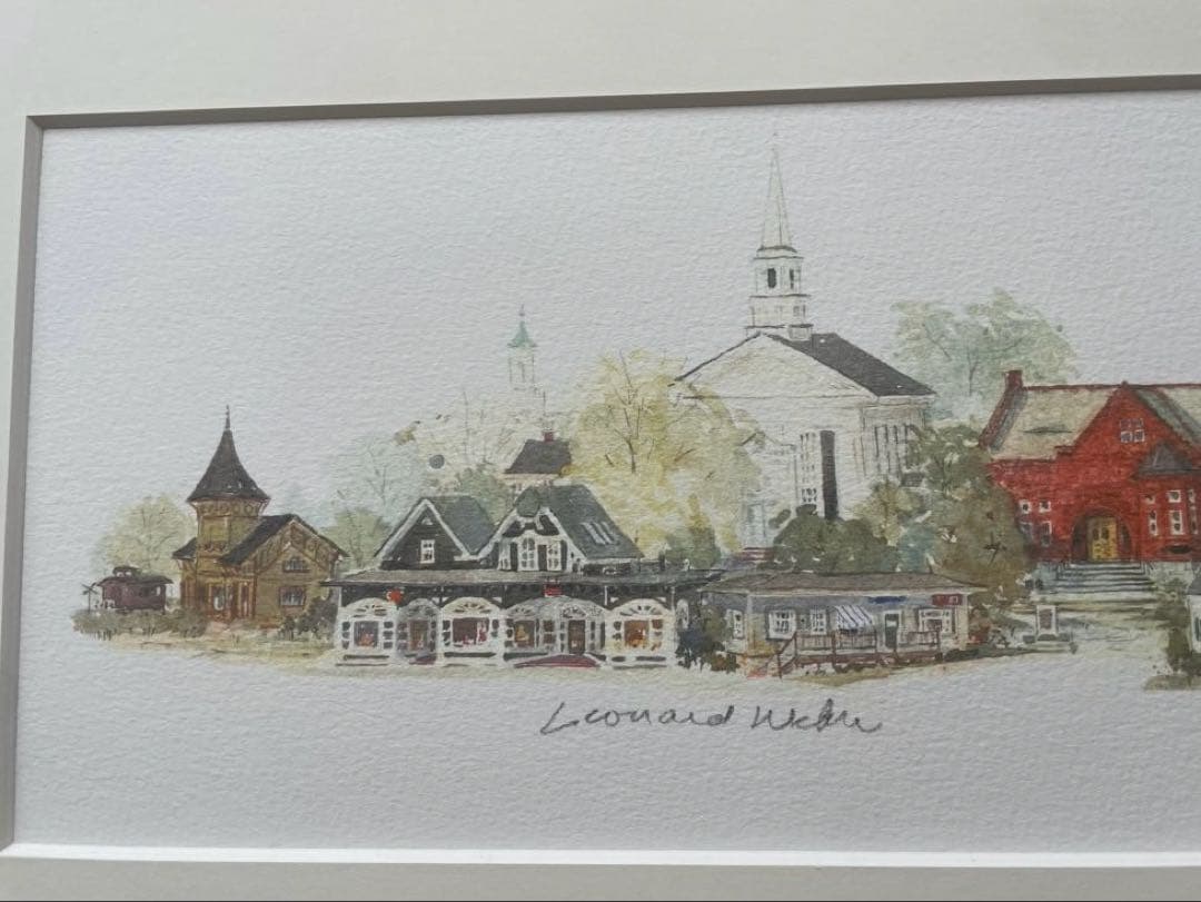 レオナルドウェーバー チャットハム リトグラフ Edition 210/350