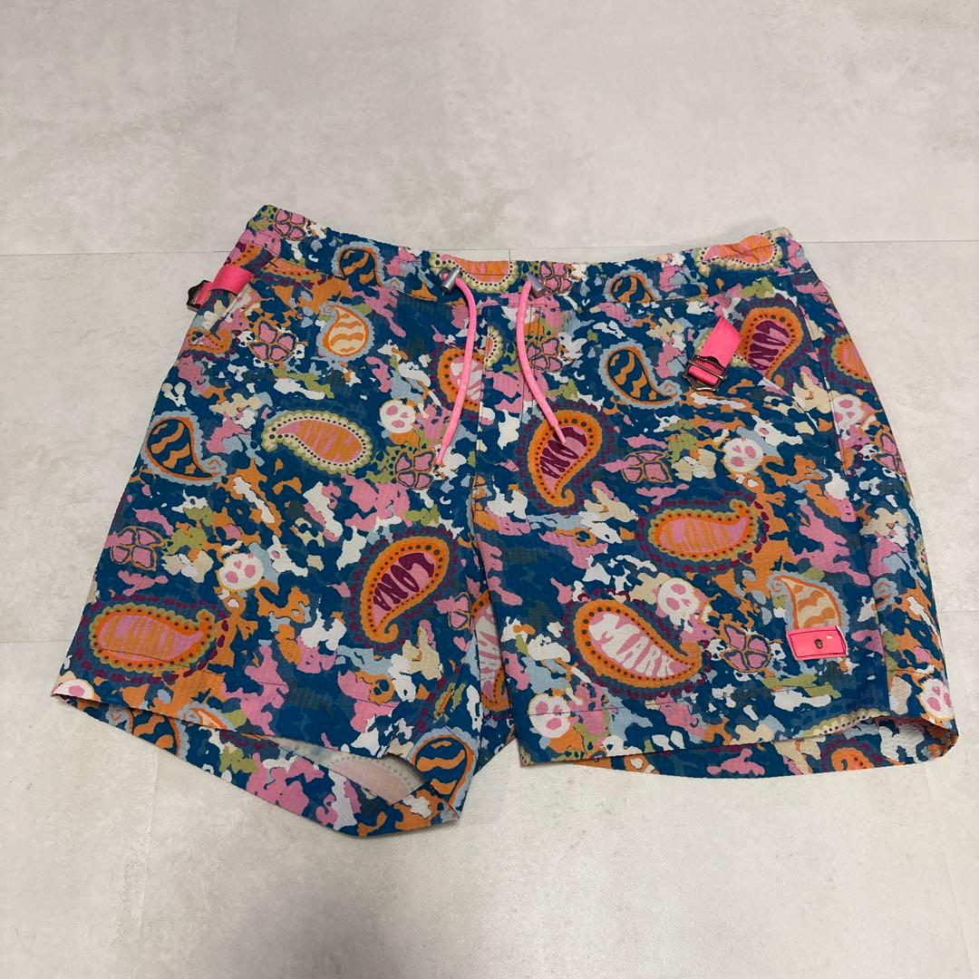 MARK & LONA カラフルペイズリーショートパンツ