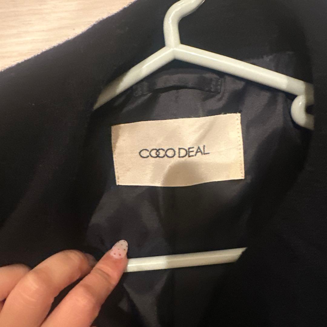 ココディール　インペリアルモッサショートPコート　24AW