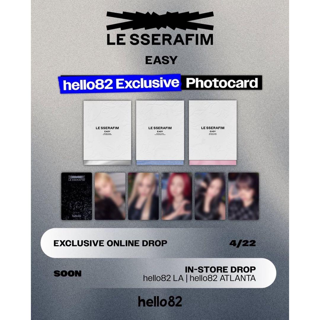 LE SSERAFIM ルセラフィム ウンチェ コーチェラ Hello82限定