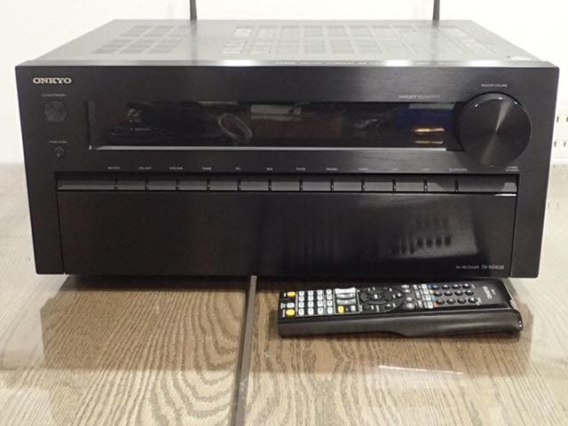 ONKYO AVアンプ TX-NR838 純正リモコン他多数・美品・快調・美音