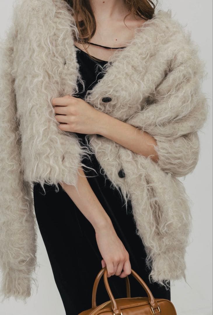 thetoe Westminster Shaggy Cardigan★当日発送★
