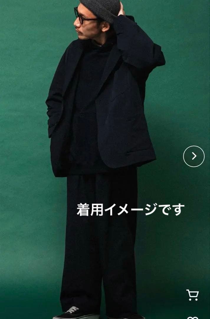【完売品】 WIDE DAD OCTA JACKET ワイドダッド　ネイビー